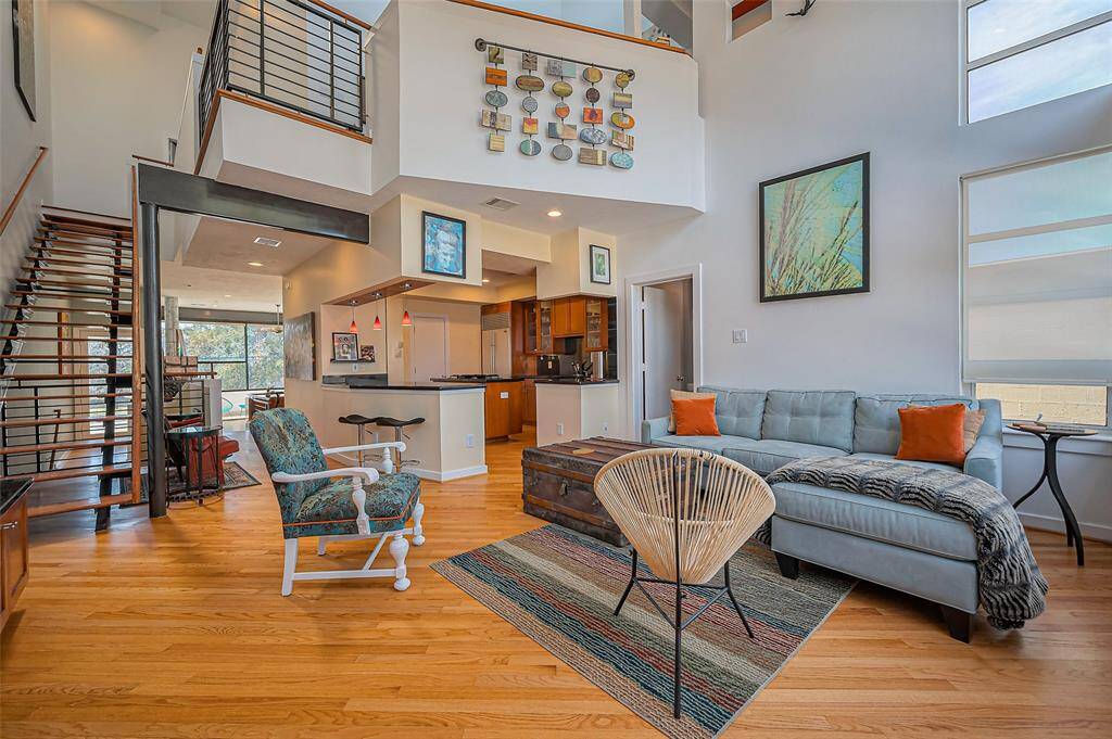 This office can accommodate two desks and is filled with an abundance of natural light.