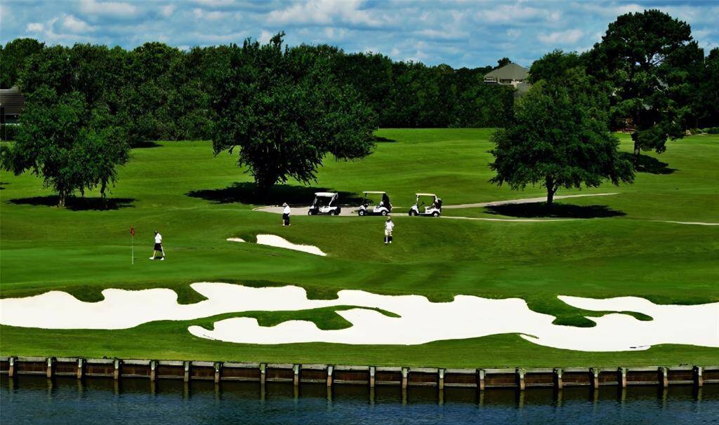 One of three golf courses.