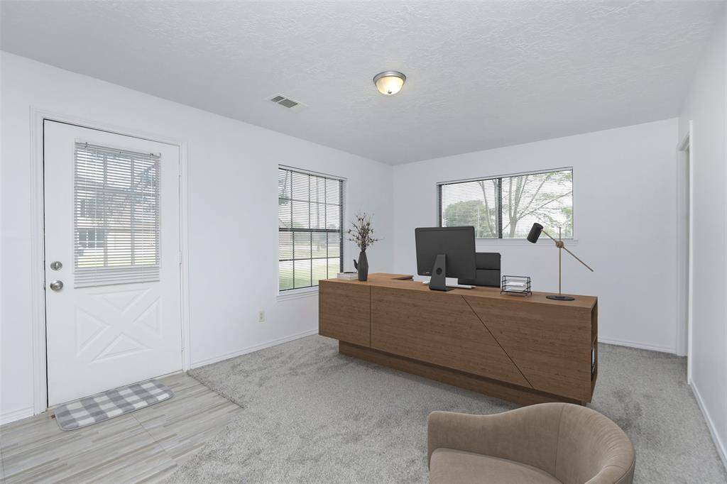 The front office is virtual staged for your reception office!