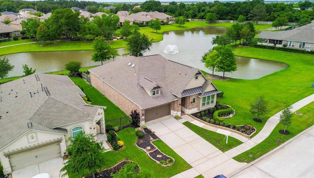 'Just to give you a magnificent aerial view of your property and the lake!