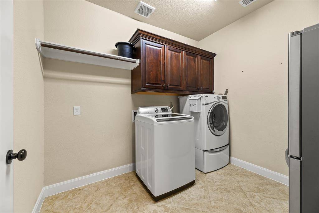 Utility room with space for W/D/R +