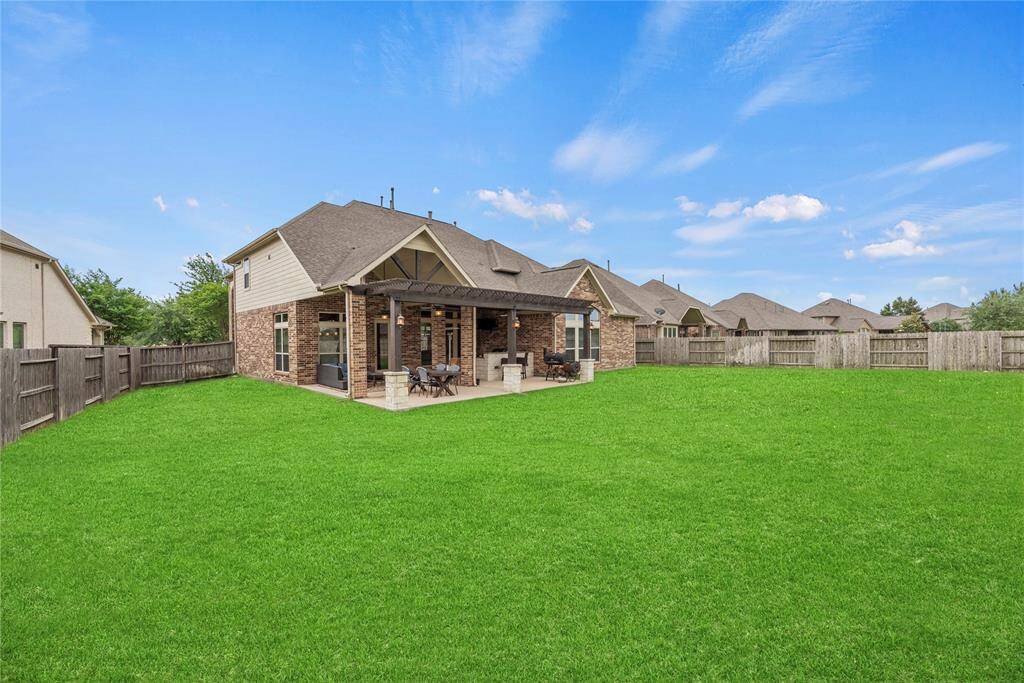 Expansive backyard