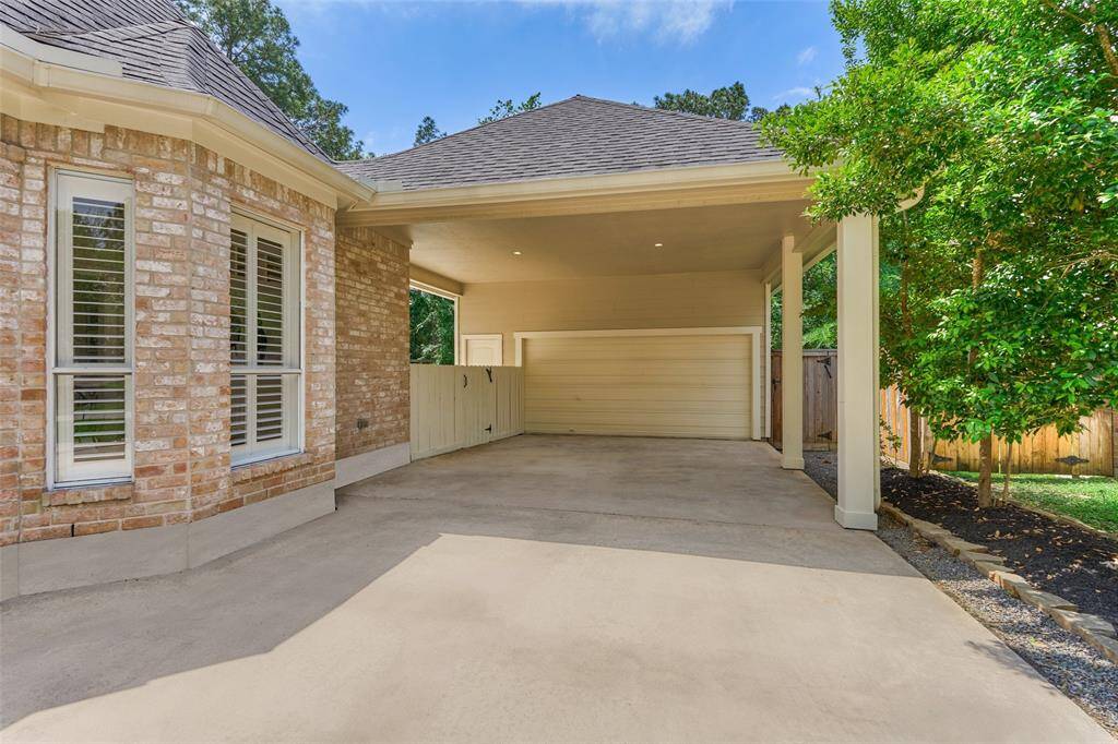 Two-car garage & two-car carport.