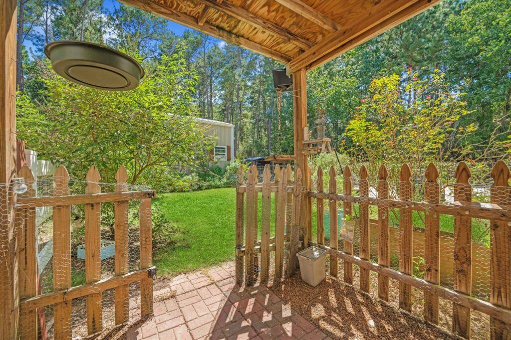Enjoy the view from the kitchen and dining area.