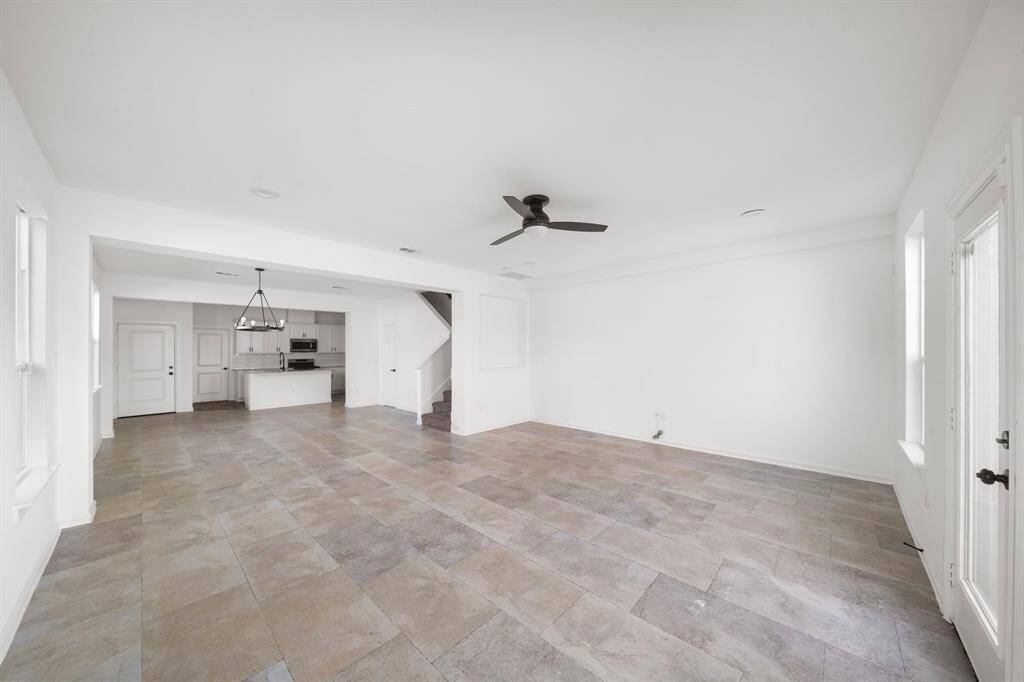 First Floor Living and Dining Area