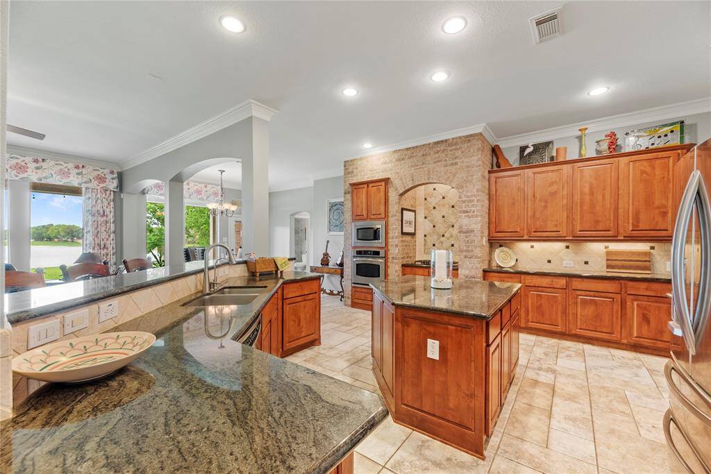 Alternate view of the kitchen.