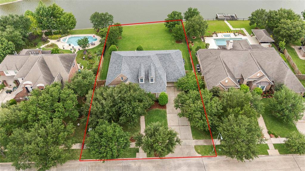Another aerial view of the property.