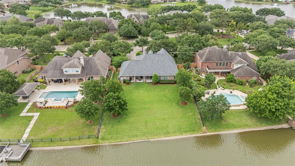 Another aerial view of the property from the lake.