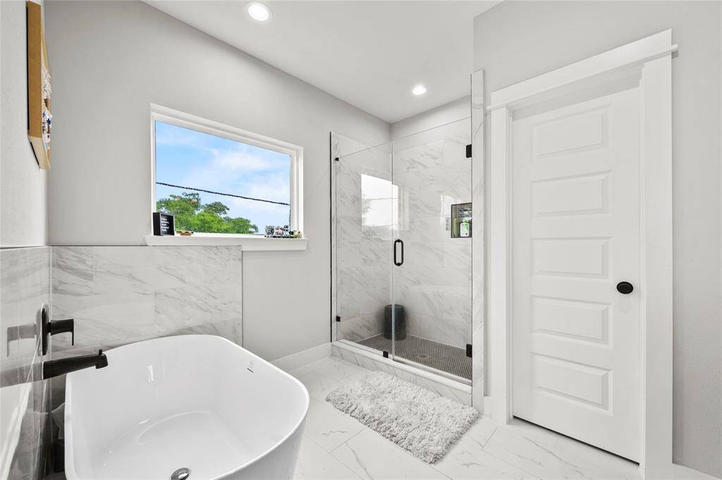 Separate Shower and Tub
