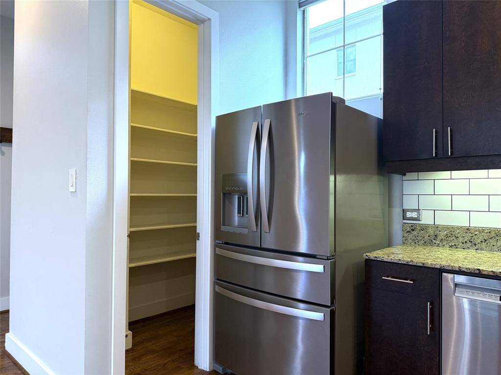 Step-in pantry.