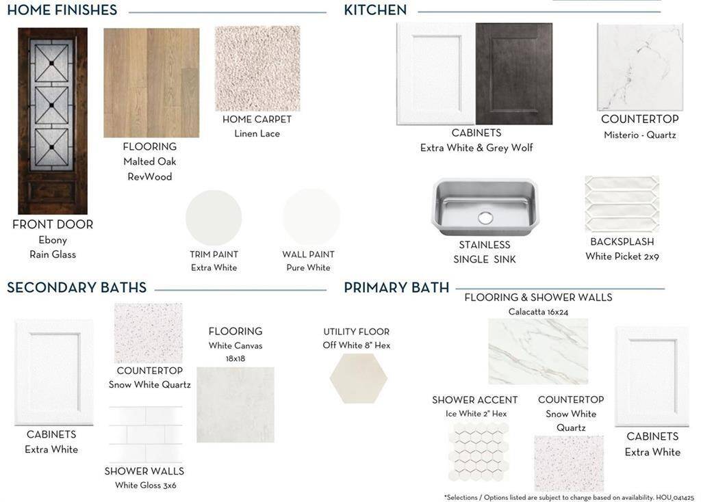 Design Selections