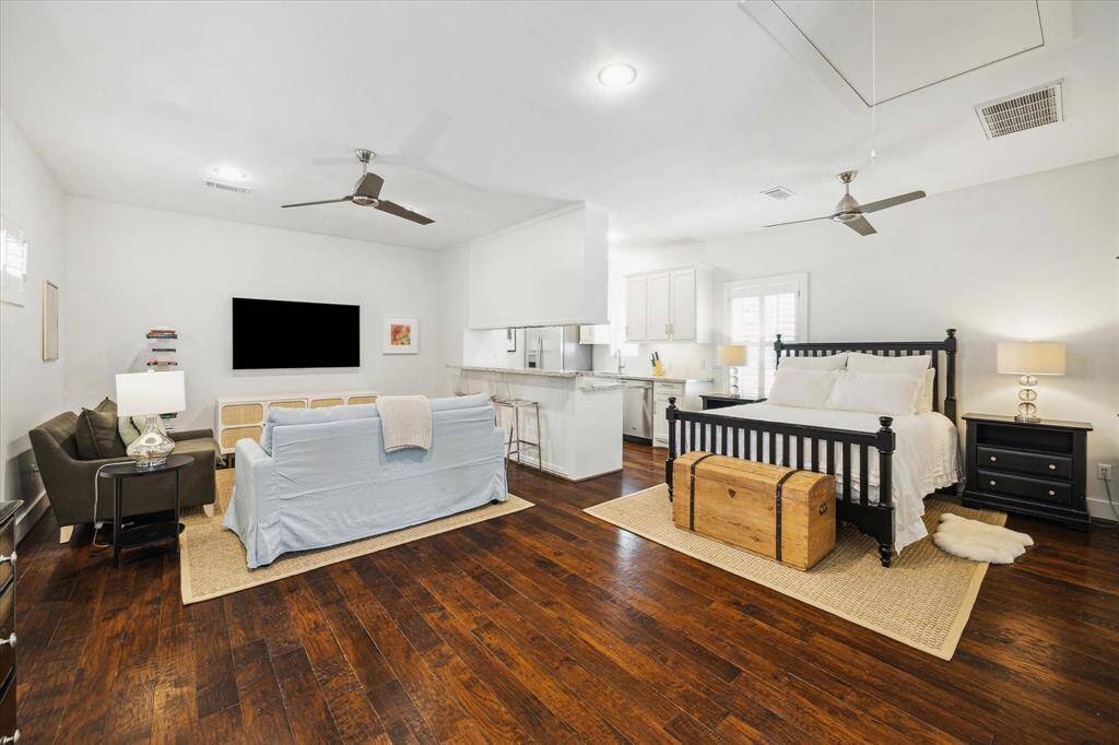 Garage and impressive 623 sqft apartment above were built in 2013 with full kitchen, bathroom and closet as well as utility area in garage. All on separate meter.