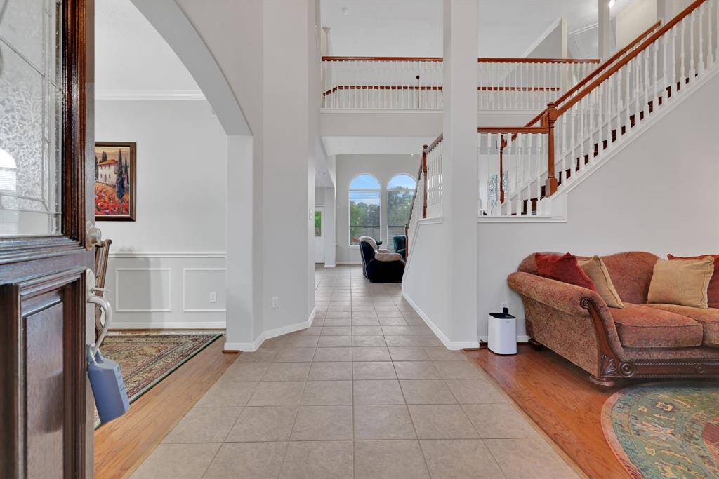 Grand two story entry