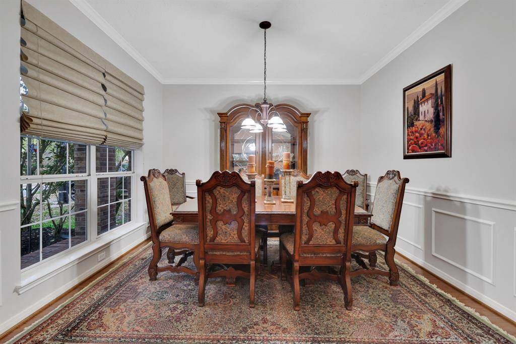 Dining room off of entry