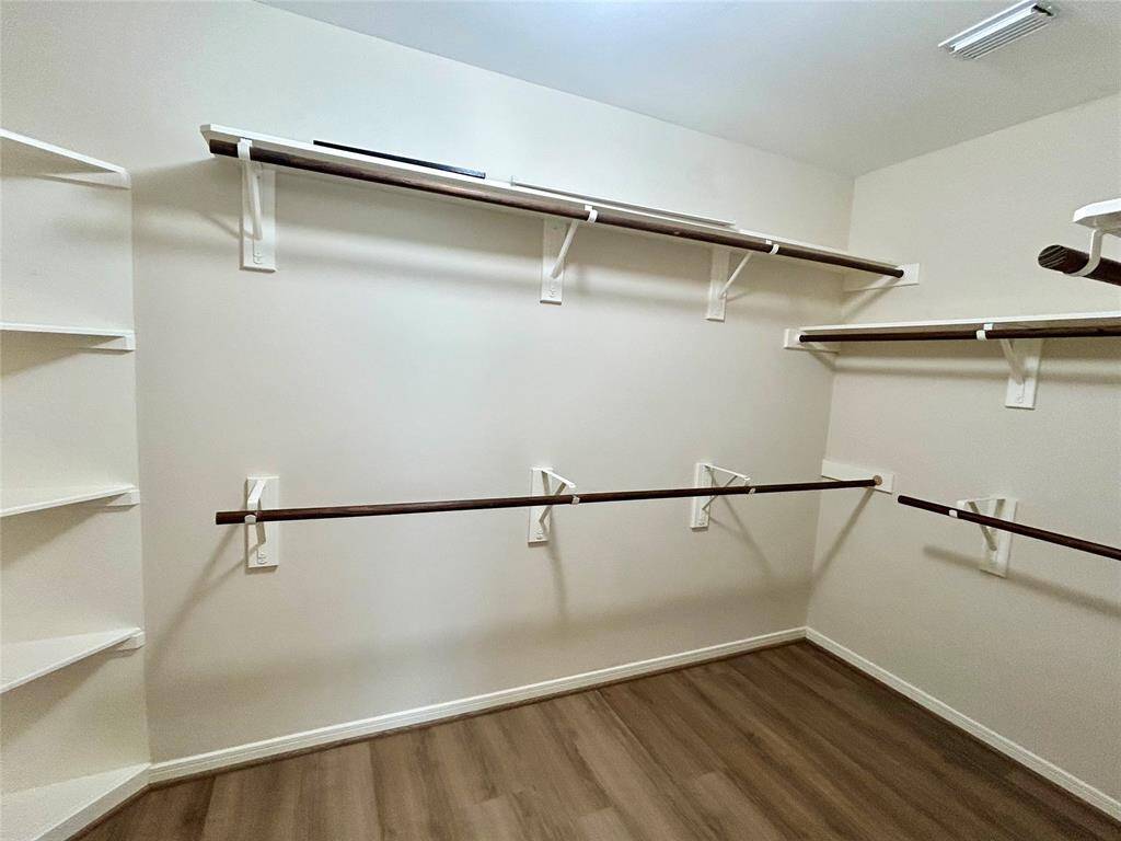Master bedroom's big closet