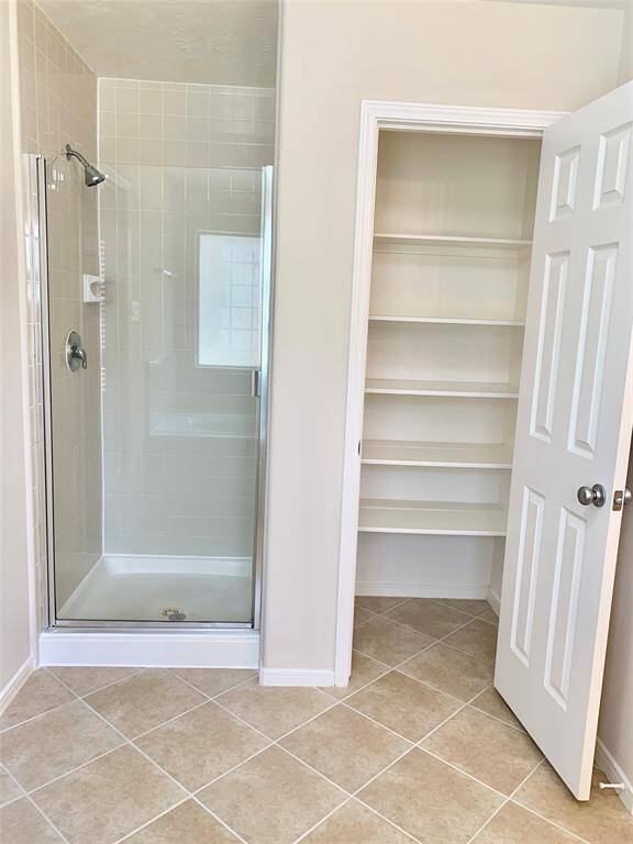 Master bathroom's shower