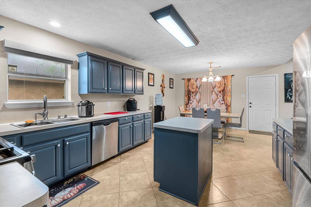 Updated Cabinets with dishwasher.