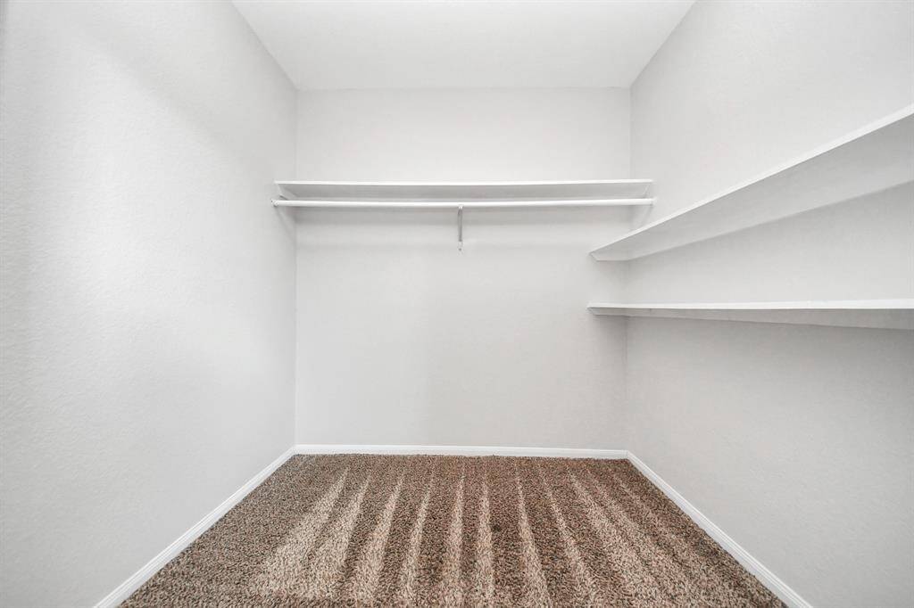 Ample closet space.