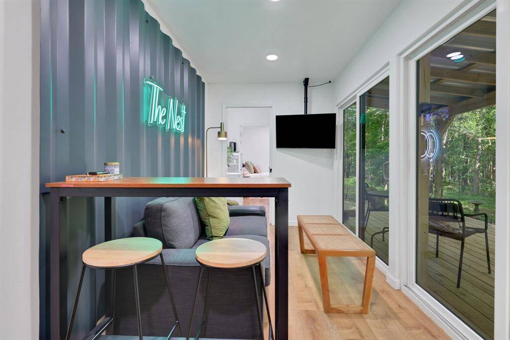 The place has a modern, contemporary feel