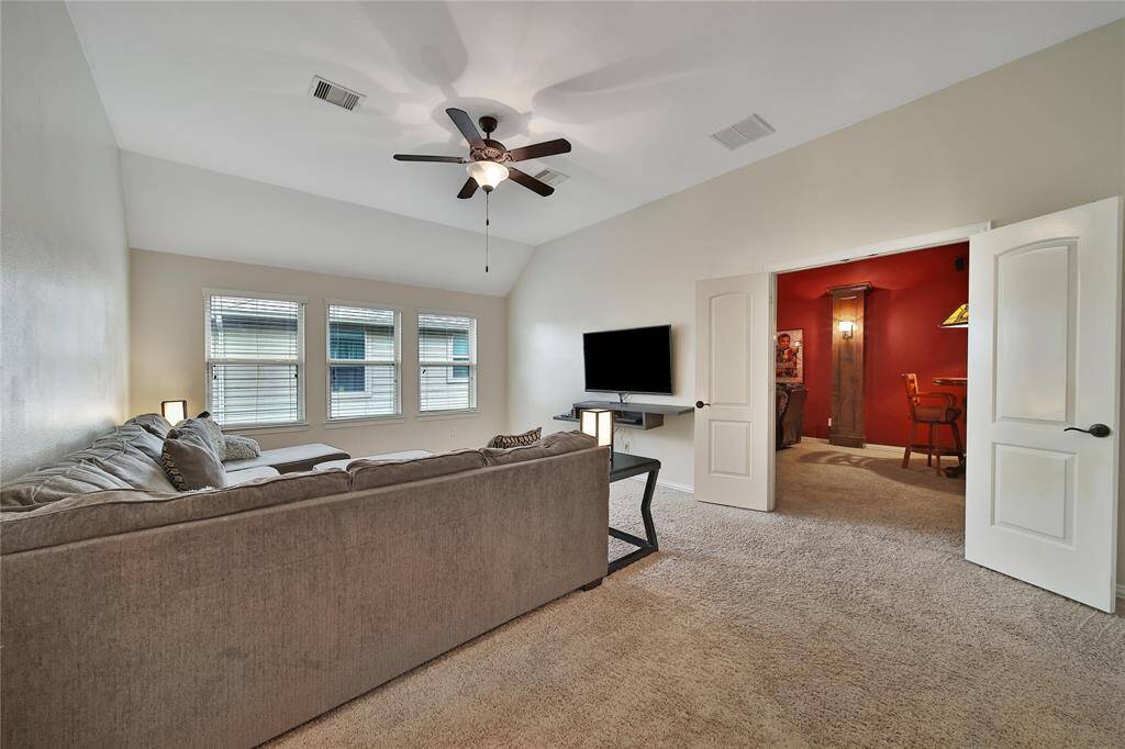 Upstairs gameroom