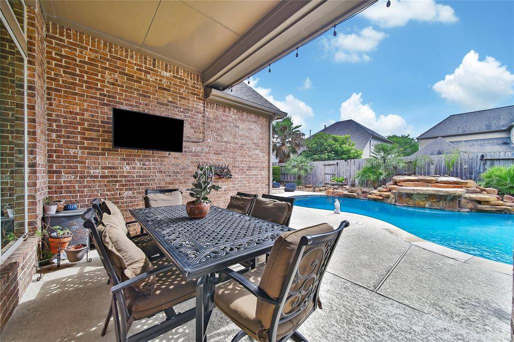 Your own backyard oasis with large covered patio