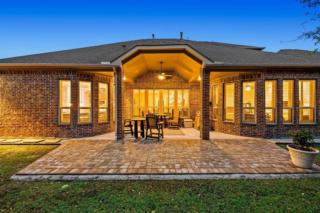Come and see this spacious backyard with its beautiful covered patio and paved walkway down the side yard. There is plenty of room for the kids to play and adults to relax! Perfect for your outdoor living space, patio furniture, bbq pit, and so much more. The possibilities are endless!