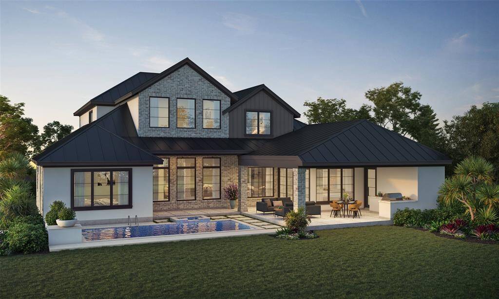 Setup an appt with builder to master plan your outdoor living space. Pool rendering provided as a courtesy by builder and pool not included. Photo rendering.