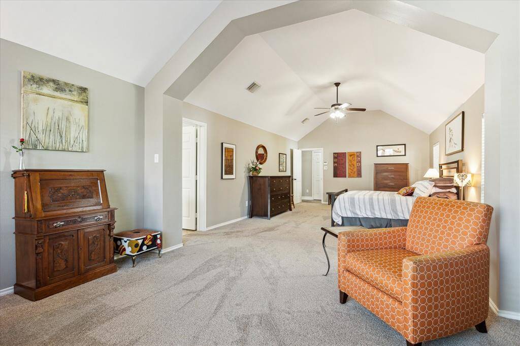 Now that we have seen the bath, let's go back toward the hallway and see the other bedroom. Note the high ceilings You will feel so peaceful here in your new retreat.