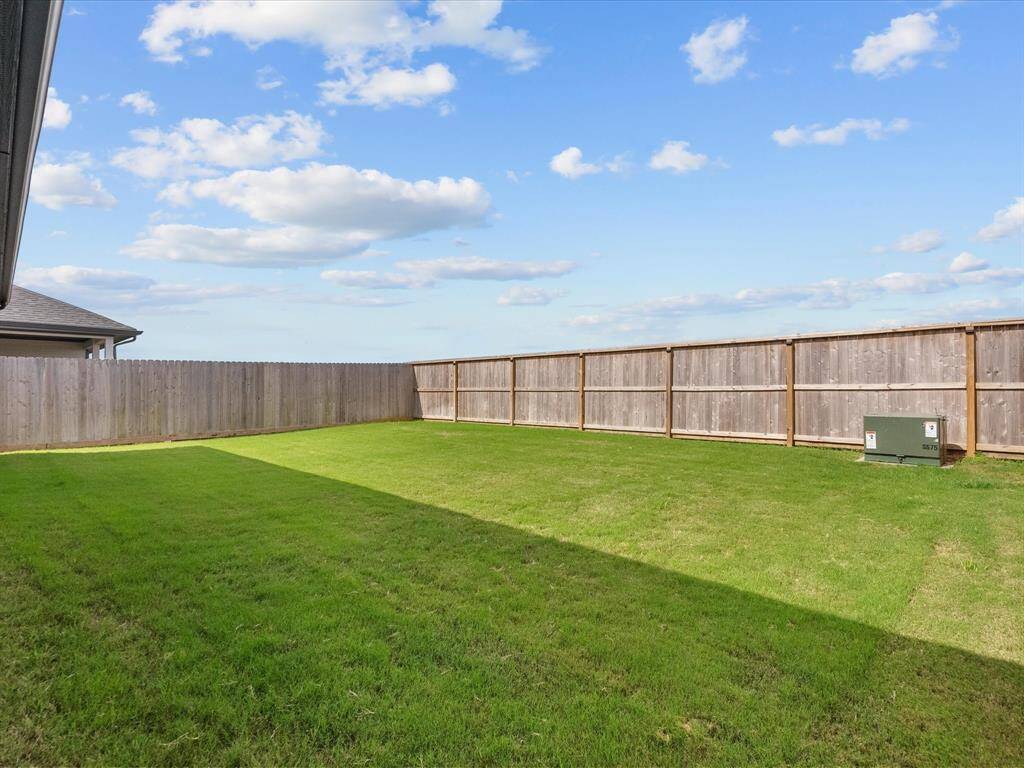 Nice size backyard with no back neighbors