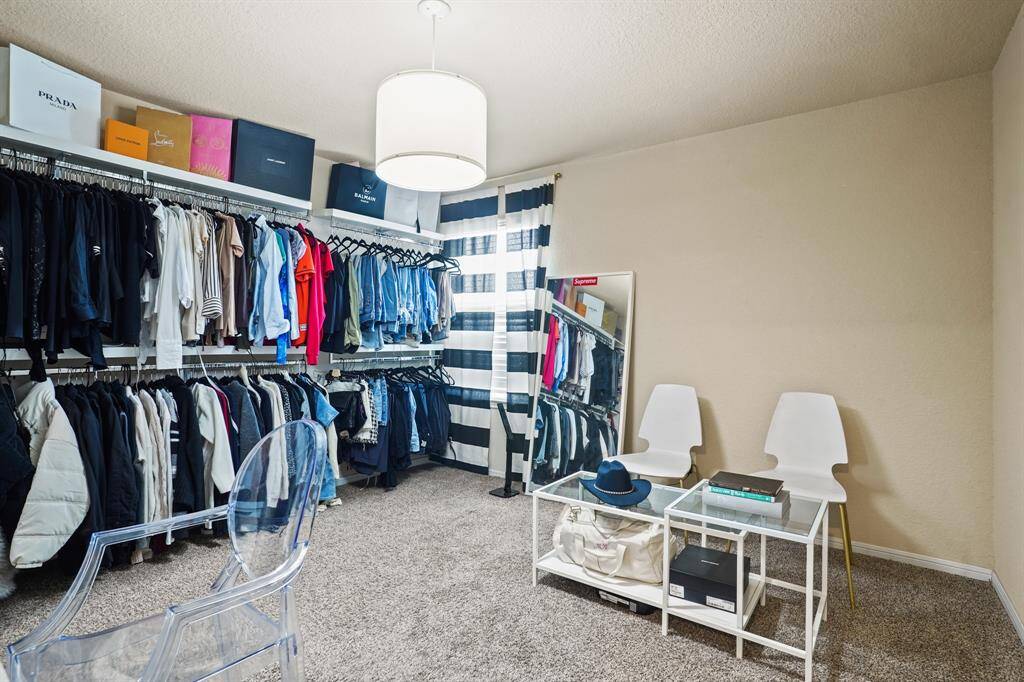 Bedroom 3 upstairs; currently used as dressing room