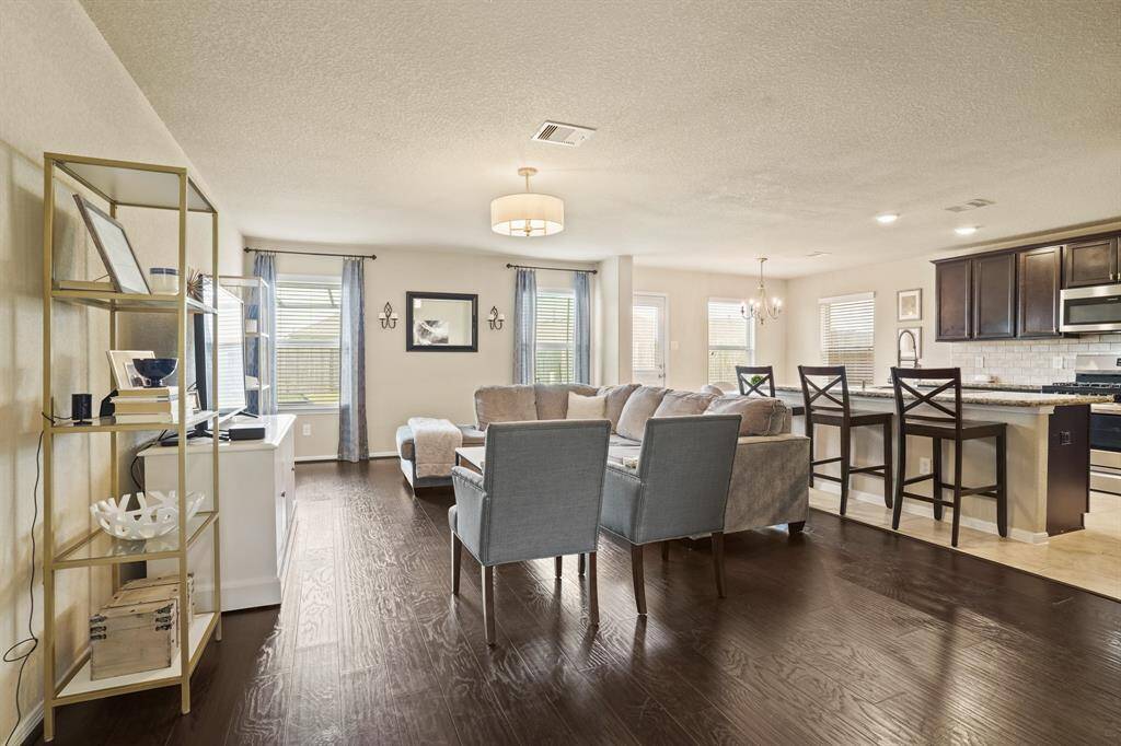 Open concept family room