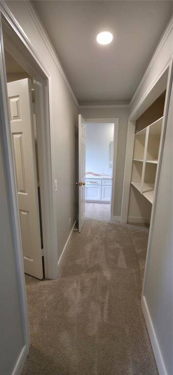 Closet and storage space in secondary bedroom