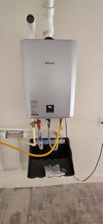 Tankless water heater in detached garage