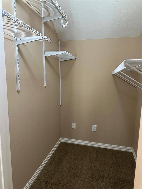 Upstairs storage area
