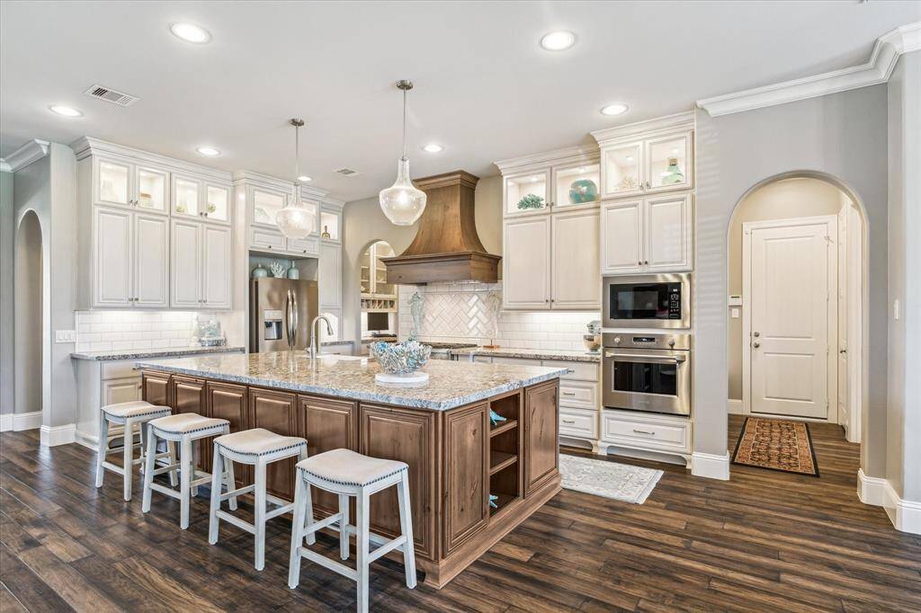 Lots of storage along with a convection oven.