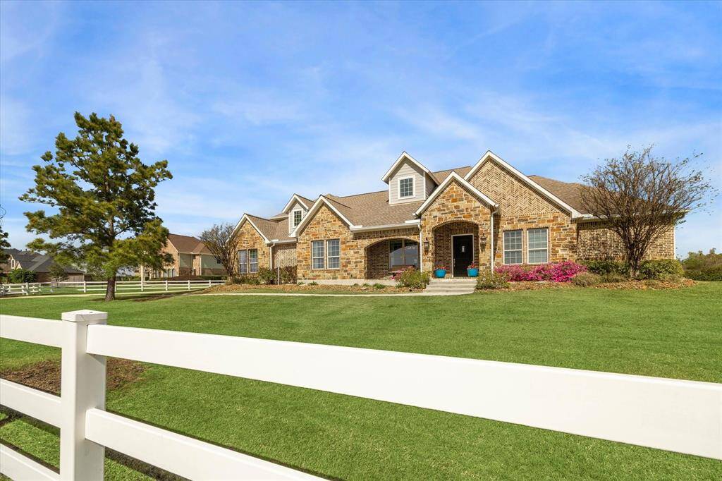 Located on a 1 acre lot.