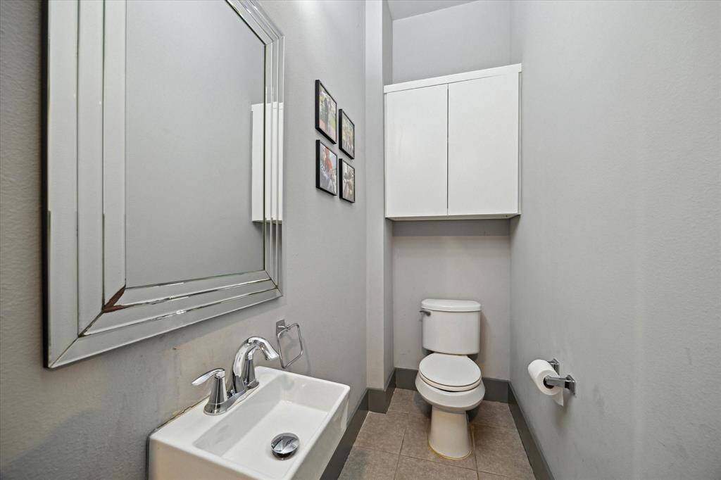 Convenient half bathroom (2nd Floor).