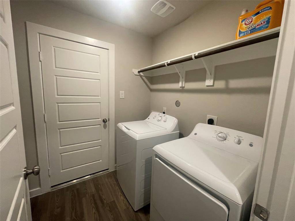 Washer and Dryer provided with this amazing home.