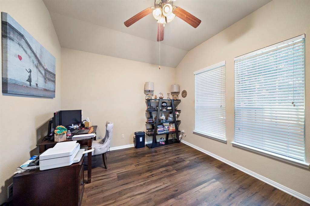 Office / Library with lots of natural light