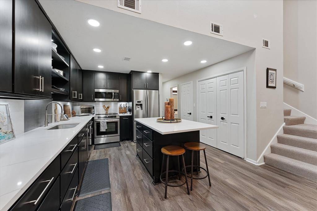 Plenty of storage and room to entertain.