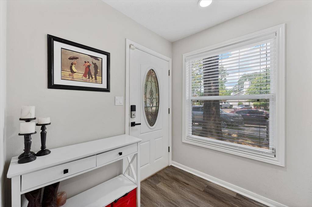 Lots of light in entryway