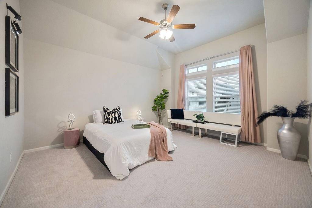 Third floor primary bedroom with ensuite bathroom