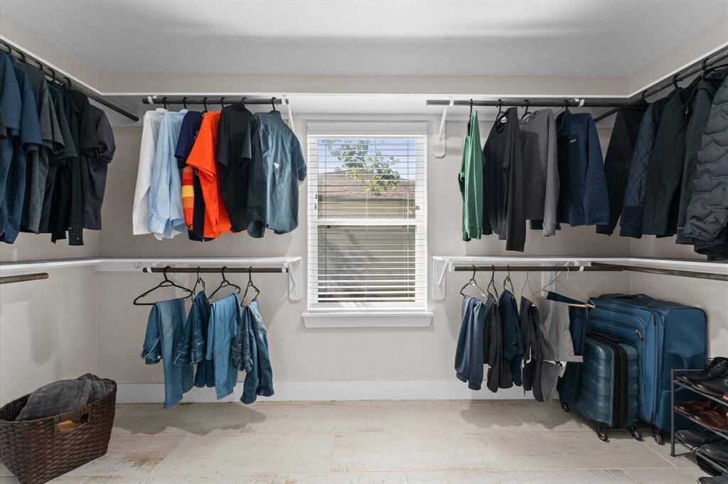 Large walk in closet