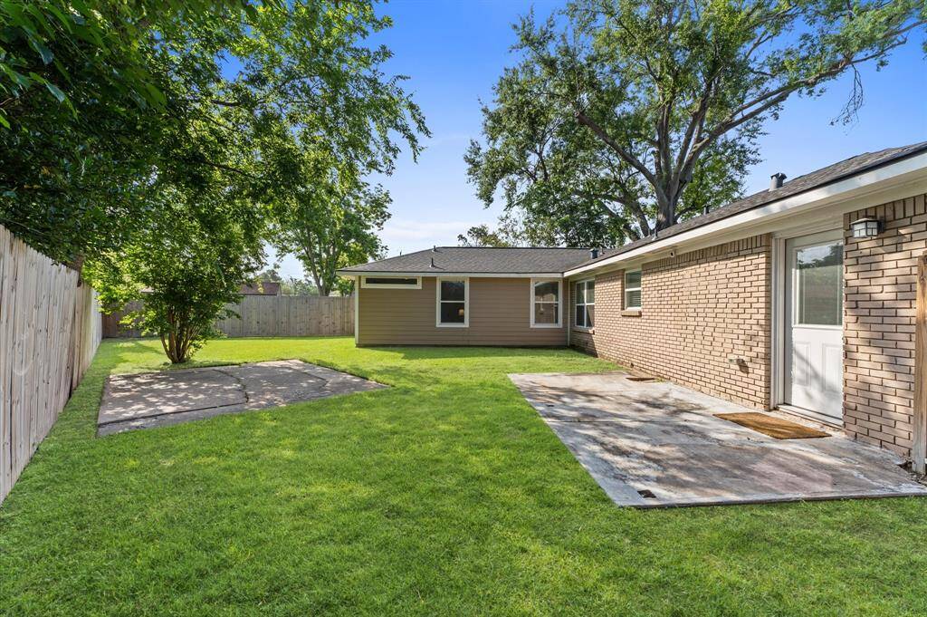 Spacious backyard fully fenced