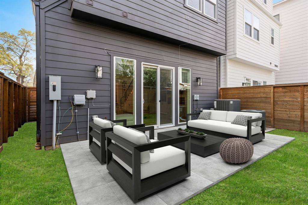 This photo showcases what the patio deck could look like