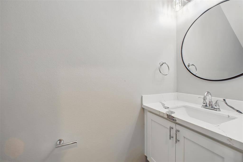 half bath downstairs