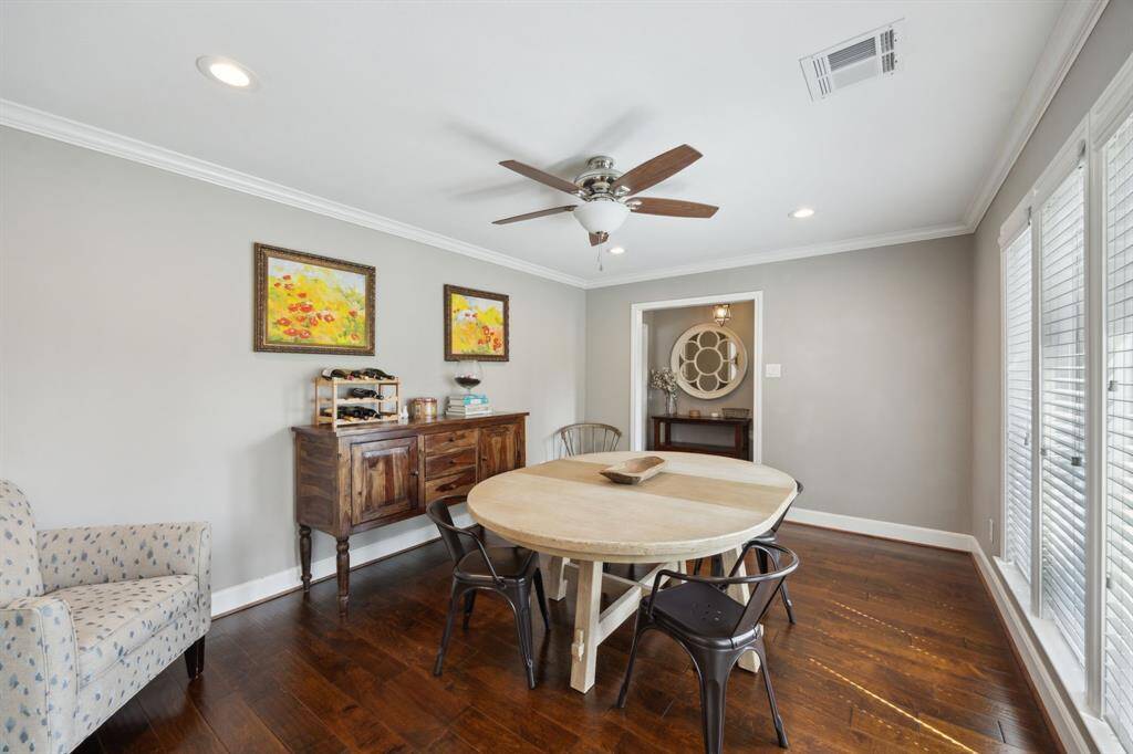 View of the formal dining room towards the entry.