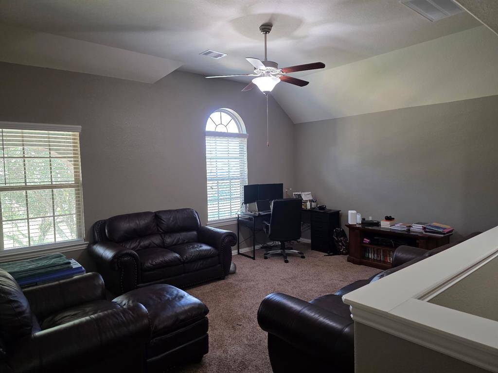Upstairs living