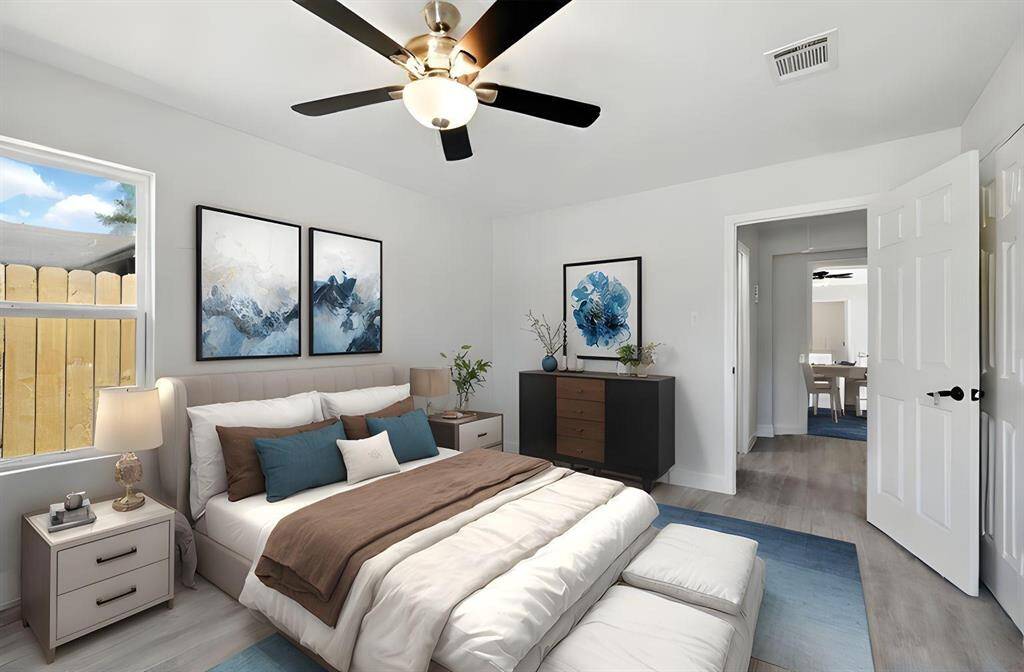Primary bed with ensuite