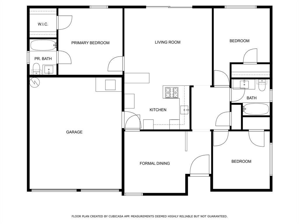 5810 Verdome floor plan. Deemed to be accurate but not guaranteed.
